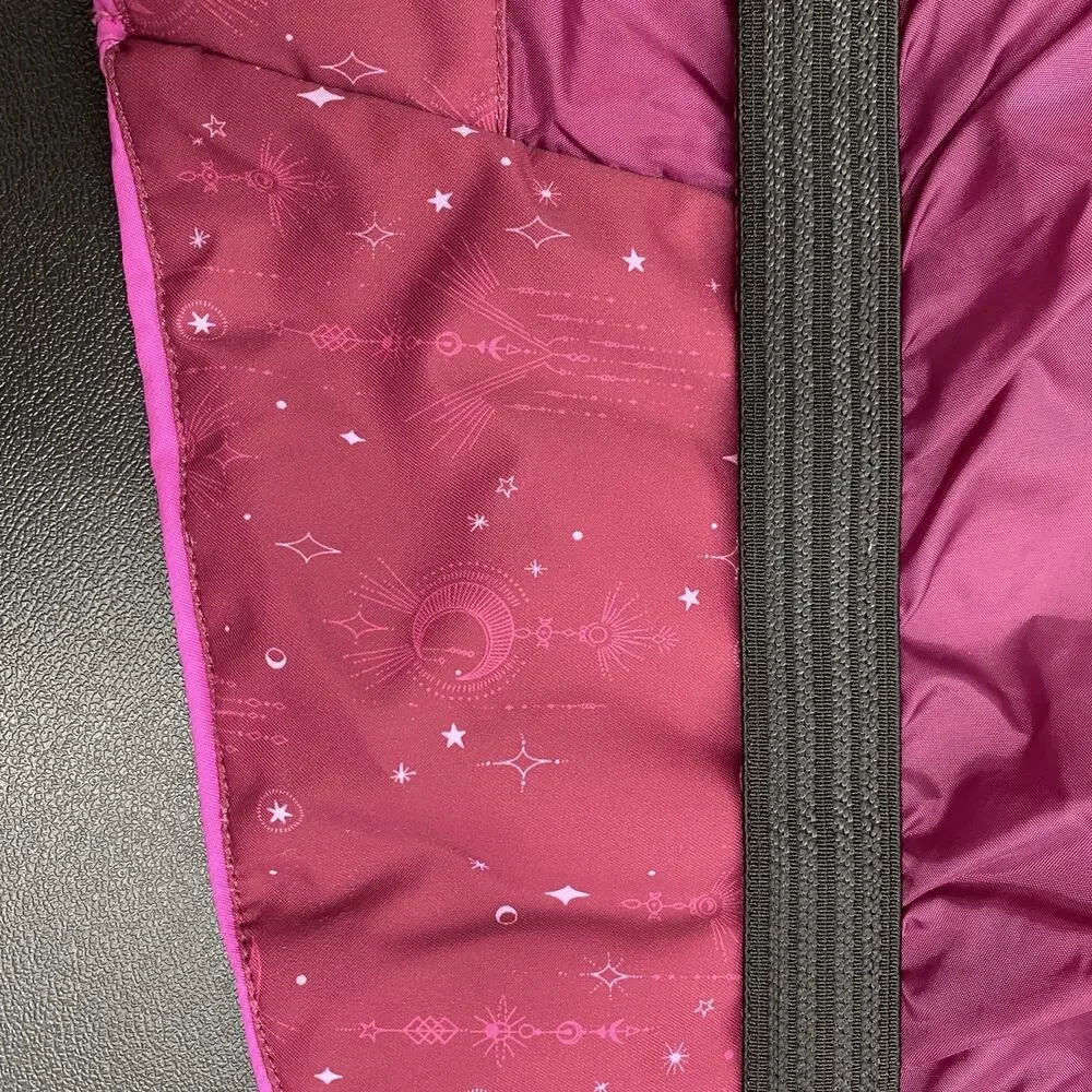 Obermeyer Rylee Teen Girls L 14-16 Pink Ski Jacket Hooded Insulated Snow Coat